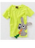 CAMISA DIVERTIDA COELHO PARA MENINAS E MENINOS