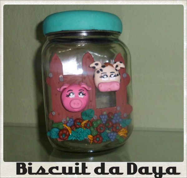 POTE DECORADO FAZENDINHA BISCUIT