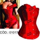 Overbust Vermelho Strass