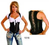 Underbust com Alça Preto/Liso